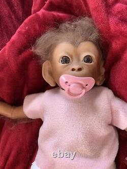 ASHTON DRAKE So Truly Real COCO Lifelike Baby MONKEY Doll Used Rare