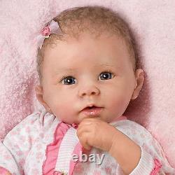 ASHTON DRAKE So Truly Real KATIE Baby Doll Breathes, Coos, Heartbeat NEW