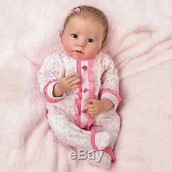 ASHTON DRAKE So Truly Real KATIE Baby Doll Breathes, Coos, Heartbeat NEW