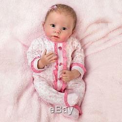 ASHTON DRAKE So Truly Real KATIE Baby Doll Breathes, Coos, Heartbeat NEW