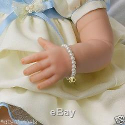 ASHTON DRAKE So Truly Real PRECIOUS IN PEARLS BABY DOLL- FREE S&H