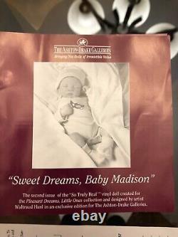 ASHTON DRAKE Sweet Dreams Baby Madison2003 So truly Real By Waltraud Hanl, NEW