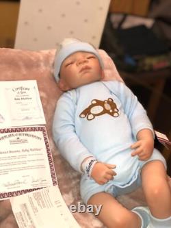 ASHTON DRAKE Sweet Dreams Baby Matthew2003 So truly Real By Waltraud Hanl, NEW