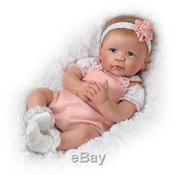 AVA So Truly Soft Silocone Lifelike Baby Doll by The Ashton-Drake Galleries