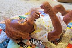 Adorable Ashton Drake Baby Babu 16 Lifelike Monkey Doll Simon Laurens