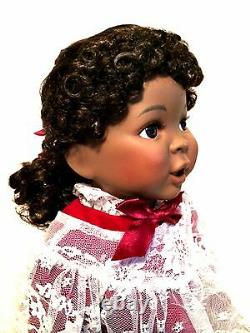 African American Doll Amazing Grace Ashton Drake Porcelain New in Box 17 inches