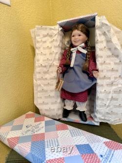 All 8 Vtg Little House on the Prarie Ashton Drake Dolls with boxes & COAs MintCond