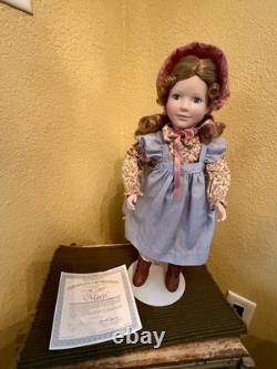 All 8 Vtg Little House on the Prarie Ashton Drake Dolls with boxes & COAs MintCond