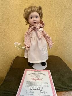 All 8 Vtg Little House on the Prarie Ashton Drake Dolls with boxes & COAs MintCond