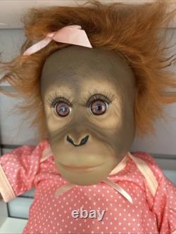 Annabelle's Hugs Monkey Doll by Ashton-Drake Galleries Ina Volprich Collectible