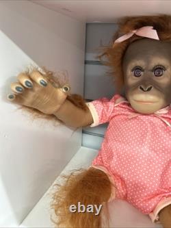 Annabelle's Hugs Monkey Doll by Ashton-Drake Galleries Ina Volprich Collectible