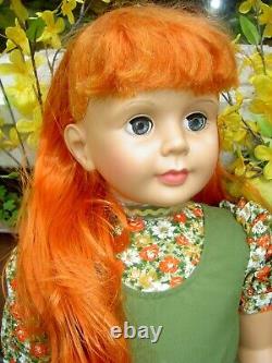 Another 36 inch, Carrot Top, Patti PlayPal doll signed Ashton Drake with COA