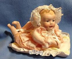 Ashton Drake 11x Picture Perfect Babies Mini-Dolls Wooden Display Case Lot Set
