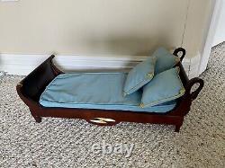 Ashton Drake 16 Gene Doll Bedroom Suite Furniture Carved Swan Bed RARE HTF