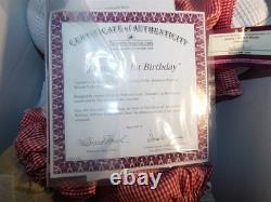 Ashton Drake 22 Jasmine's 1st Birthday Baby Doll By Waltraud Hanl New NRFB