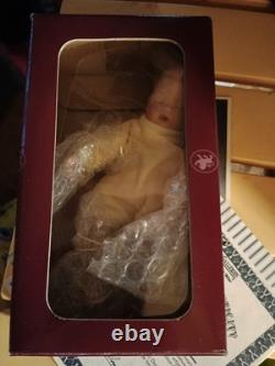 Ashton Drake 2am Feeding Dad and Baby Doll 1993 with Authenticity Certificate