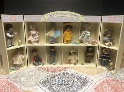 Ashton Drake A Year Of Precious Moments Calendar Display with Dolls