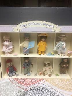 Ashton Drake A Year Of Precious Moments Calendar Display with Dolls