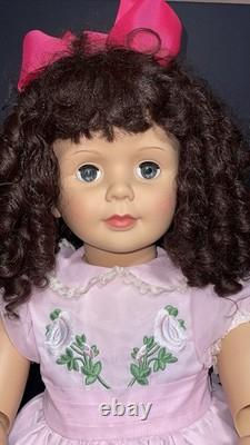 Ashton Drake ADG 30 Doll Sleep Eyes Pink Dress Original Outfit Needs Repair