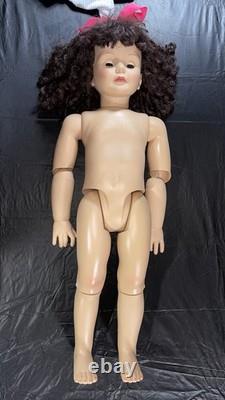 Ashton Drake ADG 30 Doll Sleep Eyes Pink Dress Original Outfit Needs Repair