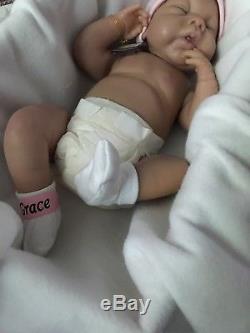 Ashton Drake AGD Doll Lifelike Reborn Realistic May God Bless You Baby Grace
