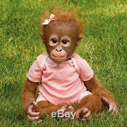 Ashton Drake ANNABELLE'S HUGS LIFELIKE MONKEY DOLL 22 So Truly Real InaVolprich