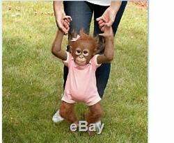 Ashton Drake ANNABELLE'S HUGS LIFELIKE MONKEY DOLL 22 So Truly Real InaVolprich