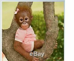 Ashton Drake ANNABELLE'S HUGS LIFELIKE MONKEY DOLL 22 So Truly Real InaVolprich