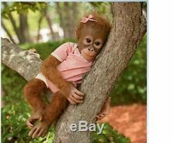 Ashton Drake ANNABELLE'S HUGS LIFELIKE MONKEY DOLL 22 So Truly Real InaVolprich