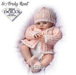 Ashton Drake'Abby Rose' Poseable Newborn Baby Doll