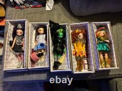 Ashton Drake Adventures in Oz Wizard of Oz Set of 5 12 BJD Dolls preowned