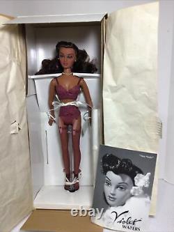 Ashton Drake African American Gene Doll Violet Waters VERY VIOLET with Shipper