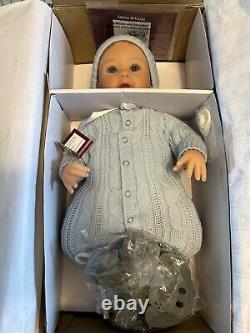 Ashton Drake Aiden Baby Boy Doll With Plush Puppy by Sherry Rawn