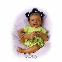 Ashton Drake Alexis So Truly Real African-American baby doll by Waltraud Hanl
