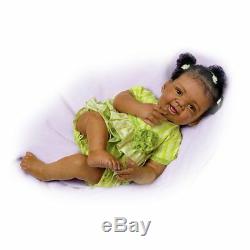 Ashton Drake Alexis So Truly Real African-American baby doll by Waltraud Hanl