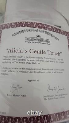 Ashton-Drake Alicia Gentle Touch So Truly Real Baby Doll NIB COA Interactive