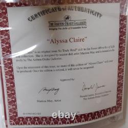 Ashton Drake Alyssa Claire So Truly Real Baby Doll By Marissa May NEW NRFB