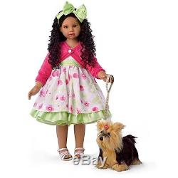 Ashton Drake Angela Sutter Kayla's Sunday Stroll Doll With Her Yorkie