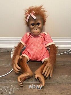 Ashton Drake Annabelle's Hugs So Truly Real Lifelike Baby Monkey Doll