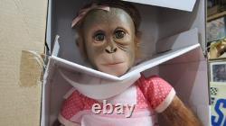 Ashton Drake Annabelles Hugs Pink Baby Monkey Doll New NRFB COA FINAL RUN