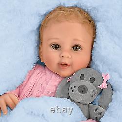 Ashton-Drake Arianna Baby Girl Doll With Plush Puppy by Sherry Rawn