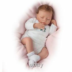 Ashton Drake Ashley Breathing Lifelike Baby Girl Doll By Andrea Arcello