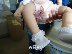 Ashton Drake Ava Silicone Lifelike Baby Girl Doll by Linda Murray