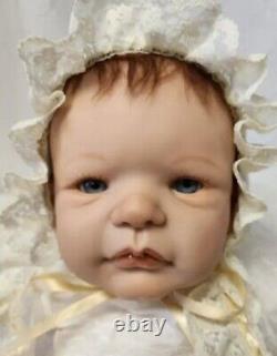 Ashton Drake BLESSED BEGINNINGS GIRL Christening Baby Doll, Eva Wakolbinger, RARE