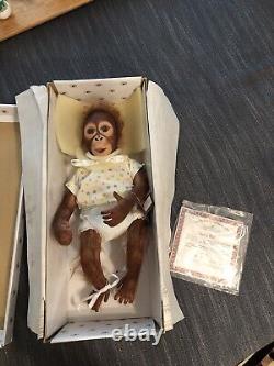 Ashton Drake Baby Babu 16 Lifelike Monkey Doll Reborn