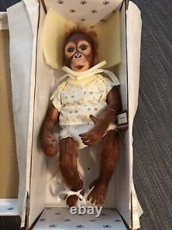 Ashton Drake Baby Babu 16 Lifelike Monkey Doll Reborn