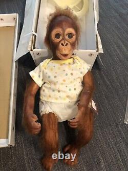 Ashton Drake Baby Babu 16 Lifelike Monkey Doll Reborn