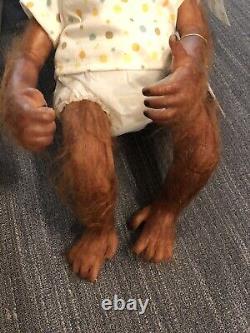 Ashton Drake Baby Babu 16 Lifelike Monkey Doll Reborn