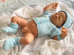 Ashton Drake Baby Charlie 22inch Atomically Correct Full Bodied Reborn Doll