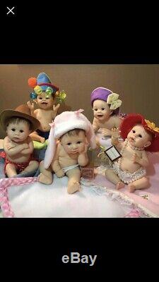 Ashton Drake Baby Dolls By Sherry Rawn Lot Of 5